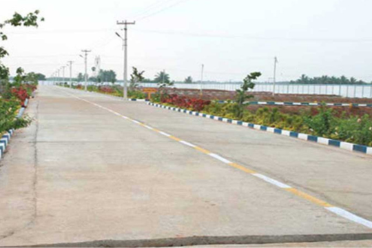 30-40FT concrete roads inside casa dale for smooth and durable access